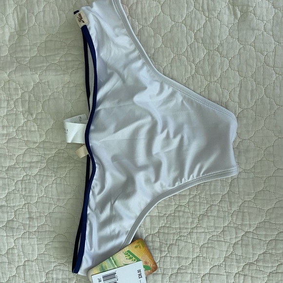 NWT White Hobie Rainbow Cheeky Bathing suit Bottoms - Picture 6 of 6